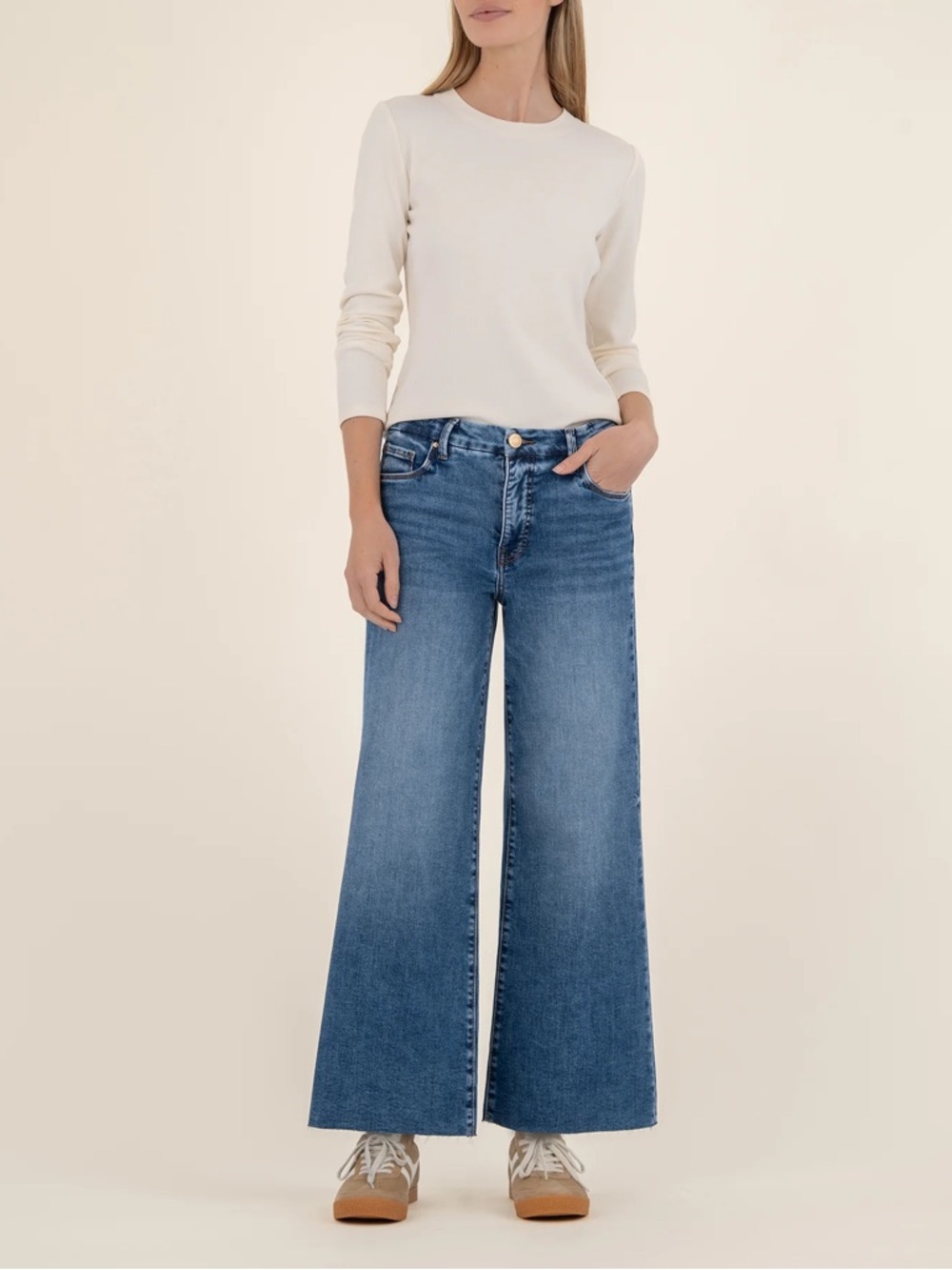 Meg High Rise Wide Leg Jeans